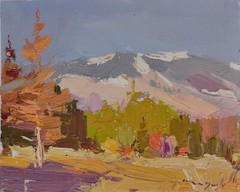 Etude 59, 20×25 cm, Cardboard, Painting by Shandor Alexander