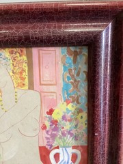 Signed HENRI MATISSE 1933, INK and WATERCOLOR