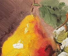Fruit – #FT3B-12, 8×10 -100% Hand painted Oil Painting on Canvas, Canvas only