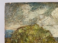 HIGHLY INTERESTING ANTIQUE OIL IMPASTO PAINTING CIRCLE OF ADOLPHE MONTICELLI ART