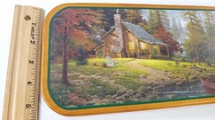 2003 Thomas Kinkade Peaceful Retreat Boat Oar 36″ Wall Mount Decor Art Cottage
