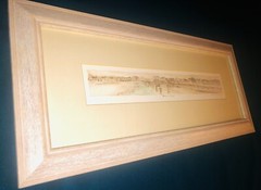 Martin J. Aynscomb-Harris Watercolour 19×8.5in “Den Rier” Signed