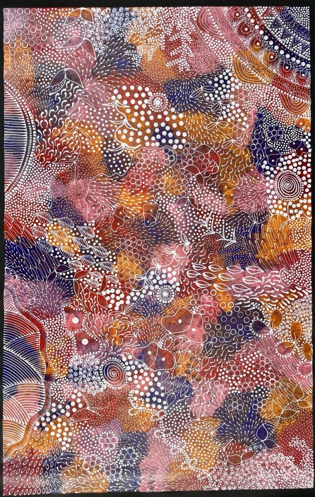 Tanya Bird Mpetyane. Highly collectable Aboriginal art. Inc,COA and Photo’s