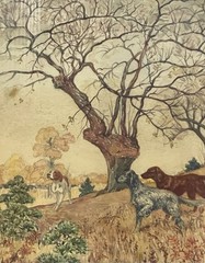 Watercolor Painting By Ellen Favorin (Finland, 1853-1919) Antique