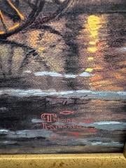 THOMAS KINKADE Canvas Print „WATERTOWER CHICAGO“ Renaissance Edition 21/160