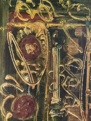 Beautiful Oil Painting On Abstract Panel To Identify Lyrical Abstraction 1970
