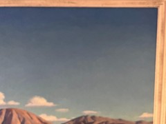 ORIGINAL CLYDE FORSYTHE CALIFORNIA LANDSCAPE OIL PAINTING „SHADOW MOUNTAIN“