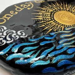 One Day At A Time Encouragement/Kindness Rock – Hand-Painted By Jadel Rocks