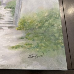 Original Acrylic Painting on canvas 16”x 20” COA Signed By Juan Corral