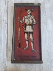 Vintage Yorkraft Revolutionary War Soldier Wall Plaques (5) Americana Colonial