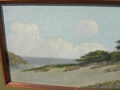 Richard DeTreville 1864-1929 PAIR small landscape paintings listed California