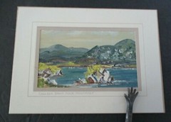 E. I. Bryce Mid-Century Irish Artist Oil Painting COLLEEN BAWN ROCK, KILLARNEY