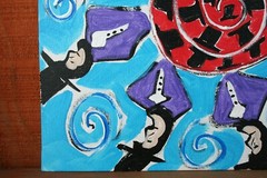 ABE LINCOLN A-ROUND Jr CHARLIE FAST OUTSIDER POLITICAL FOLK POP ART PRESIDENT