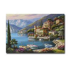 Villa Bella Vista by Sung Kim Gallery-Wrapped Canvas Giclee Art (30 in x 45 in)