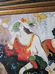 K GARRAH IMPRESSIONIST PORTRAIT OIL PAINTING WOMAN
