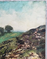 Eduard Caret 1910- Oil Painting French Barbizon Impressionist Landscape Listed