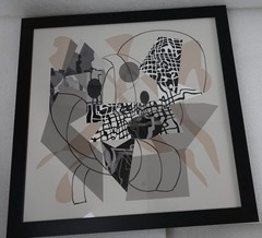 ARTIST POLLY NORMAN ORIGINAL ABSTRACT ART PHOTOGRAPHY HORSEBACK SIGNED AP