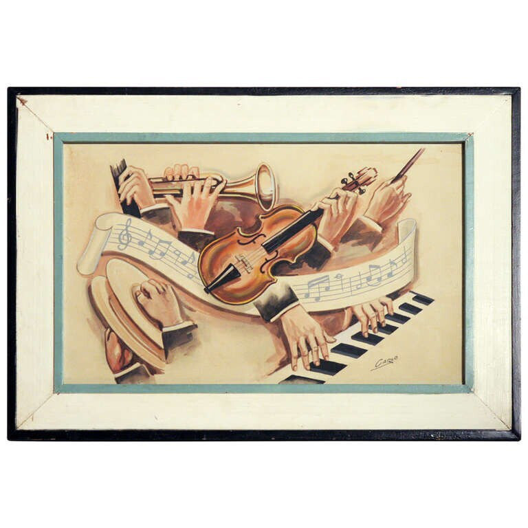 Carlo Of Hollywood „Jazz Band“ Watercolor
