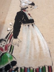 Vintage Volendam Holland Boy Girl Art Paintings Framed Wall Decor