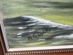 Milton Geyer Duck Decoy Carver Green Bay Wisconsin Original Painting Signed