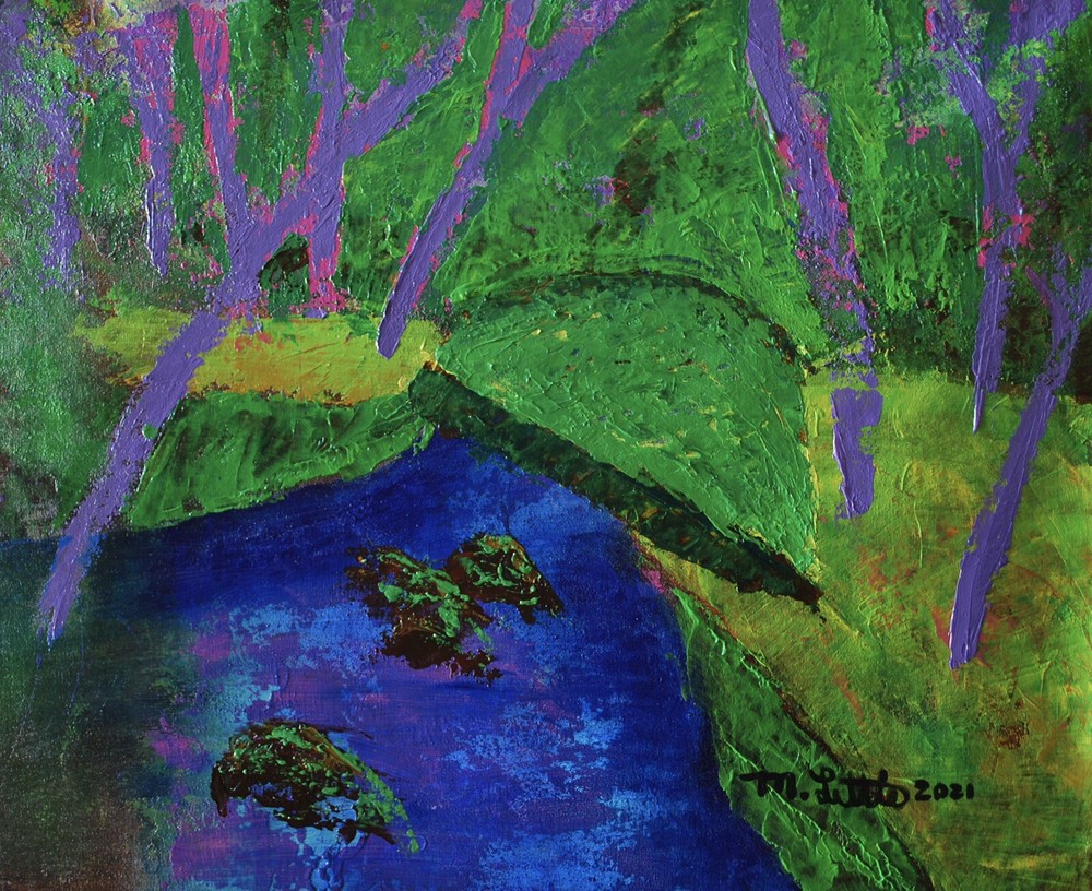 painting on canvas 36” X 30” Acrylic, Abstract, POP Art,