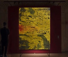 Mark Little original ￼XL￼ Painting 81” X 62”Action Abstract￼, Modern
