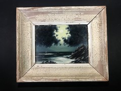 Vintage Original Painting „Bretagne“ by French Artist André Marie D’Arcy