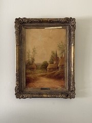 W RICHARDS AKA FRANCIS JAMIESON ANTIQUE BRITISH LANDSCAPE OIL PAINTING OLD 19TH