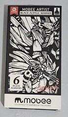 Mobee Artist Black Acrylic Marker pk of 6