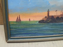M. Ferna, Oil on Board, 9-1/2′ x 6-1/4″