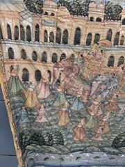 Original Mughal Painting from India“ Ceremonial Parade (160 High X 225 Cm Wide)