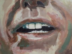 Jac Crampton (American, 1929-1994) Large Original Painting of Bobby Kennedy