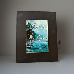 Danny Mayes Original Oil Painting “Sailing” Signed