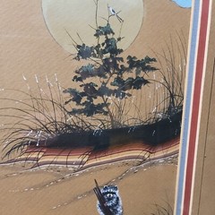 Merlin Little Thunder Southern Cheyenne Original Gouache Painting