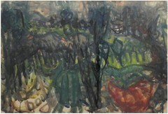 Elhanan Halpern: Village in Landscape/ Israeli Jewish Modern Lyrical Abstraction