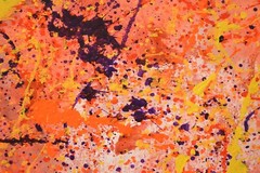 Jackson Pollock style￼ Profession￼al Painting 81” X 62”(6ft 9in)Abstract Modern