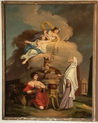 FINEST 18TH CENTURY ANTIQUE NEOCLASSICAL OIL PAINTING OLD BAROQUE EUROPE 1700s