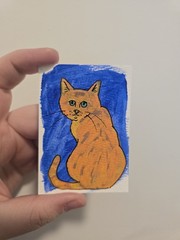ACEO Original Art Painting 2.5×3.5 Inches