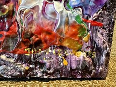 Juan Cervantes Artist like Jackson Pollock Abstract Expressionism Painting
