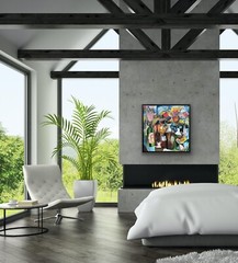 Table Top Landscape MBollen Tikkanen Prize Exhibited cubism still life vases