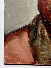 Ann Vaughan Leggett Signed Realism Portrait Painting Native Mexican Man Mexico