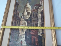Original Oil by Maurice Ronceray Framed Montana Rue Chevalier de la Barre Paris