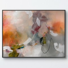Original Abstract 16×20 Expressionism Canvas Living Room Signed Fine Art