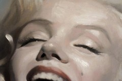 Original Oil Painting Marilyn Monroe Hollywood Glamour Portrait Art 28x20in