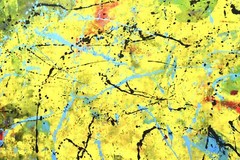 Pollock/Richter style Professional Painting 84”X62” (7 Foot) Abstract Modern XL