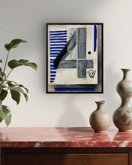 SLOOG Original Art Unique Abstract Modern Wall Art on Canvas Panel 8×10 Number 4