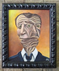 Skot Olsen Original Acrylic Painting on Canvas. Not a print. Lowbrow art.