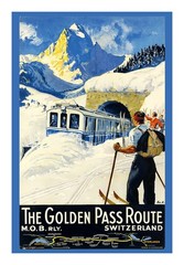 Wholesale Lot Of 10 1930s Skiing Travel Posters All Diffrent Art can Resell