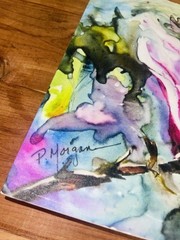 Pat Morgan Magnolia Blossom Watercolor Giclee Canvas Signed Floral Painting Art