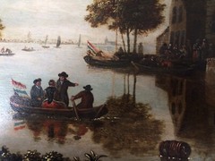 Thomas Heeremans Original Painting Dutch Artist Old Master Art Village River